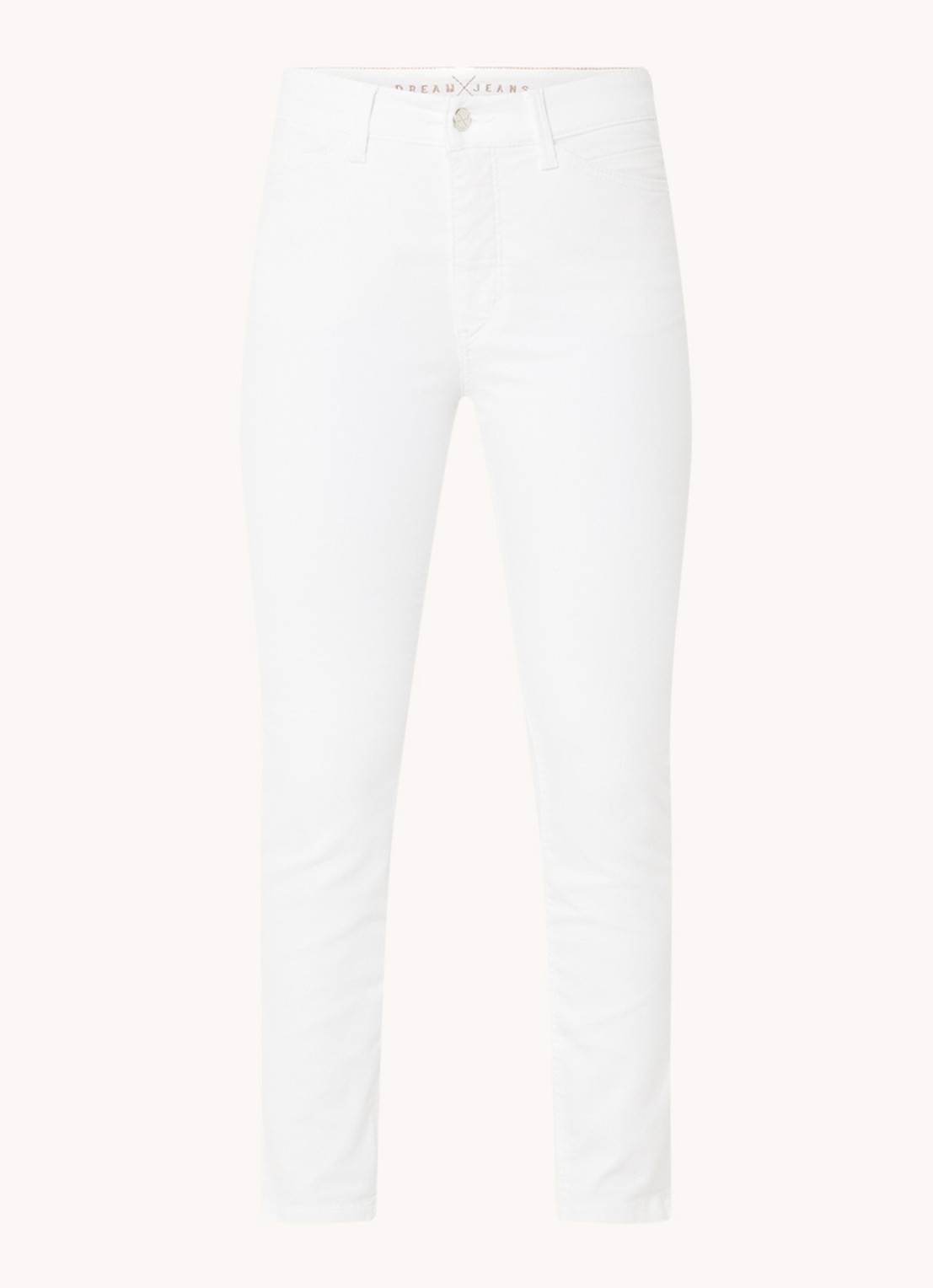 MAC Jeans Dream Chic high waist skinny jeans - voorkant 4 wit