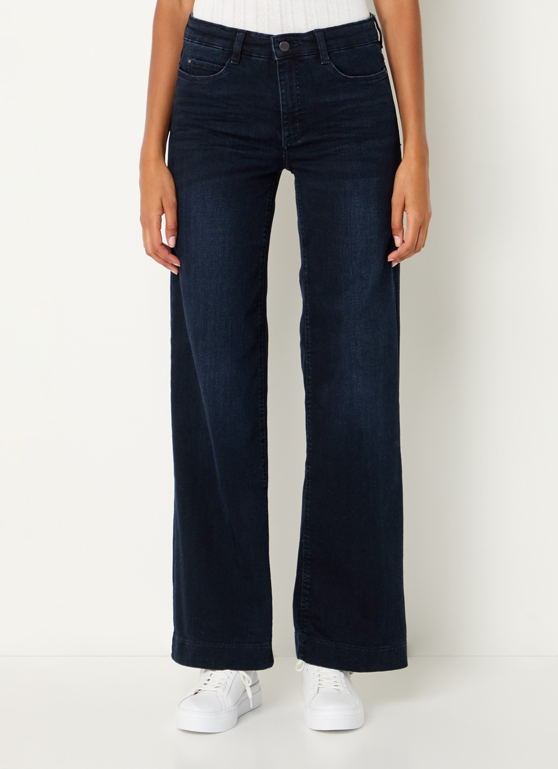 MAC Jeans Dream high waist wide leg jeans met steekzakken - detail 2 royalblauw