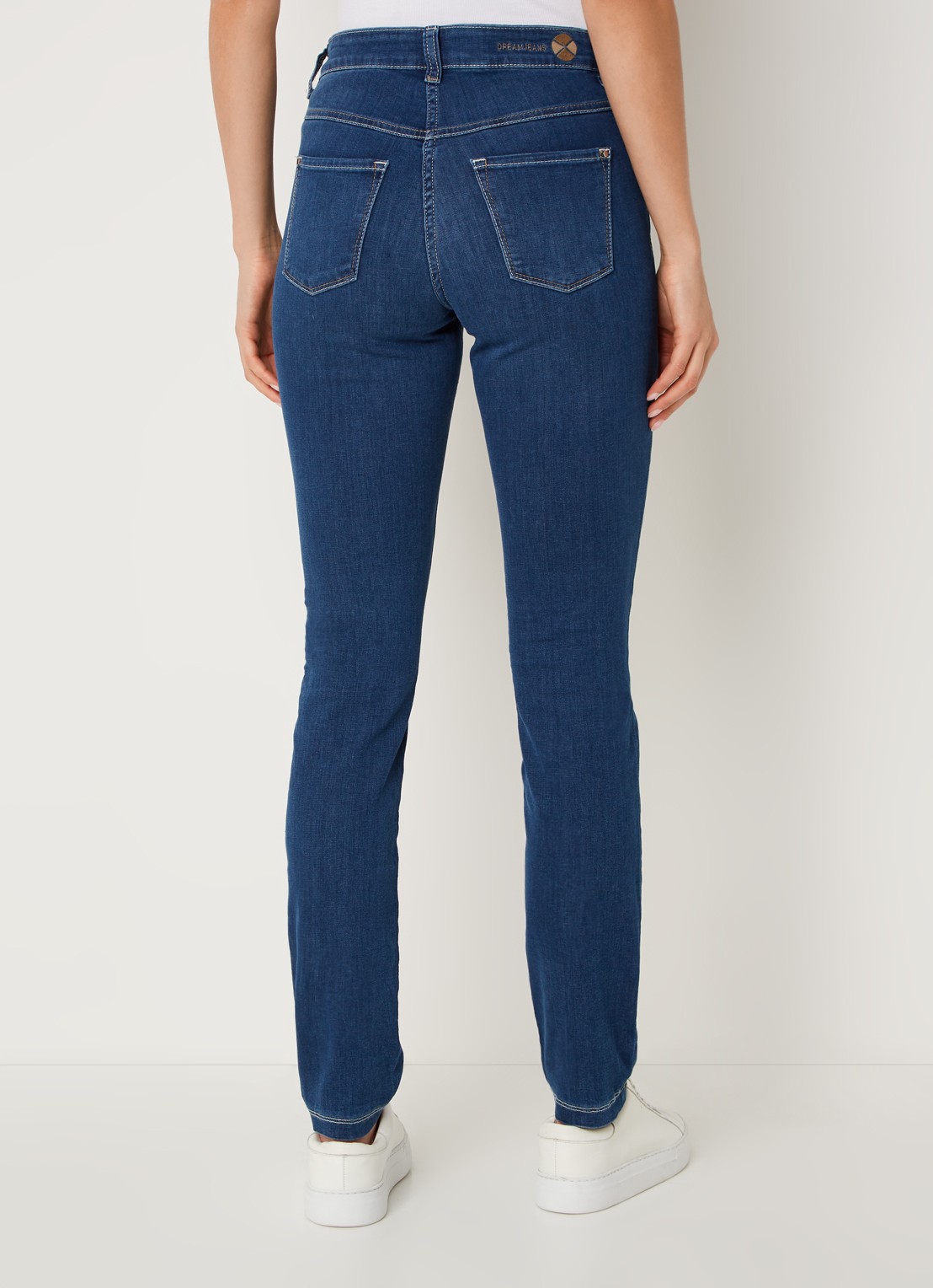 MAC Jeans Dream mid waist skinny jeans met stretch - achterkant jeans