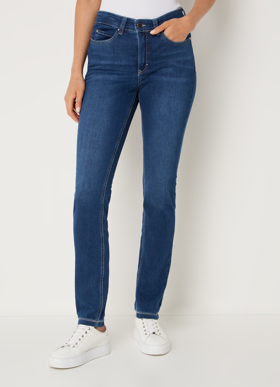 MAC Jeans Dream mid waist skinny jeans met stretch - detail 4 jeans