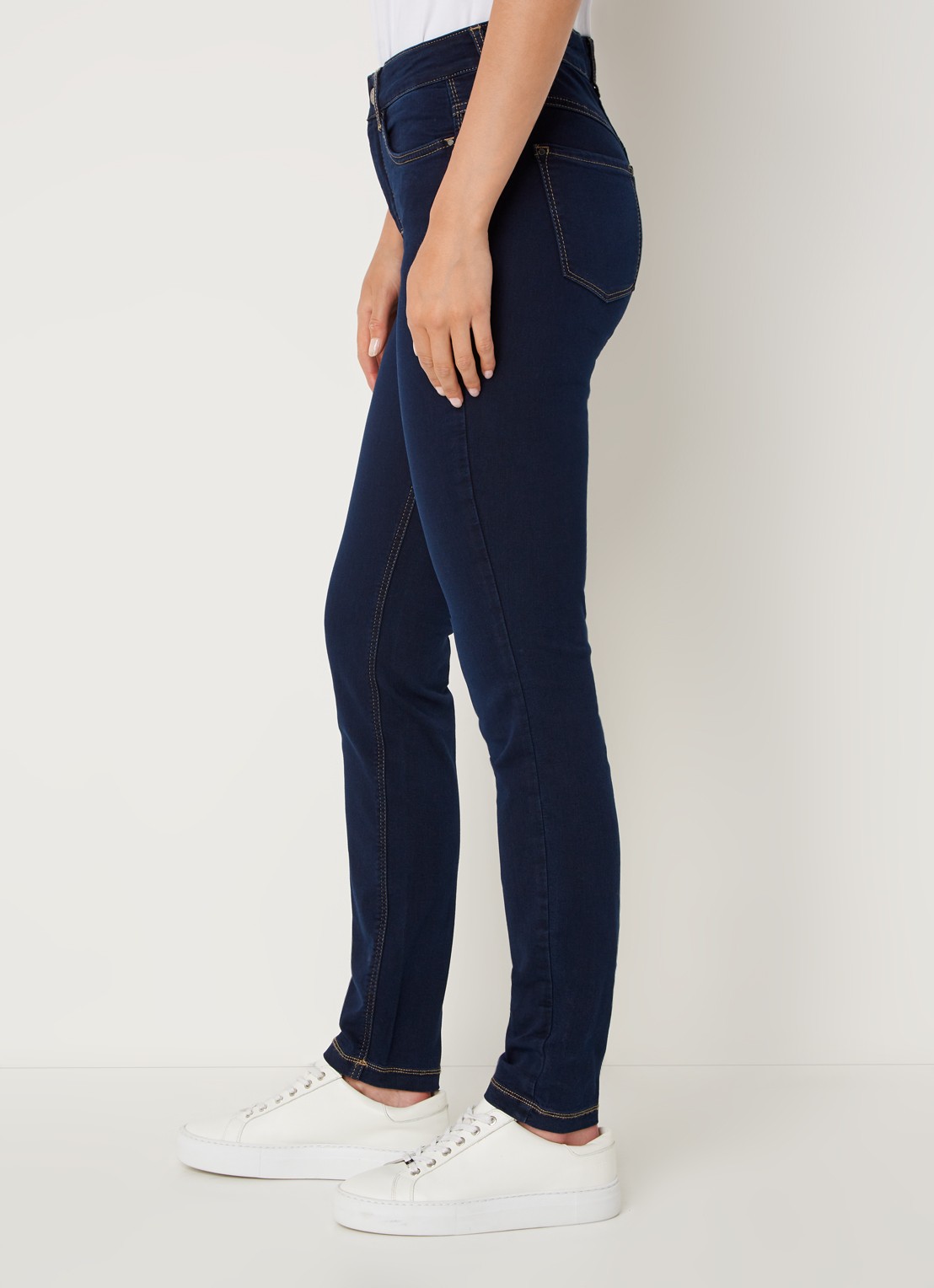 MAC Jeans Dream mid waist skinny jeans met stretch - detail 5 indigo