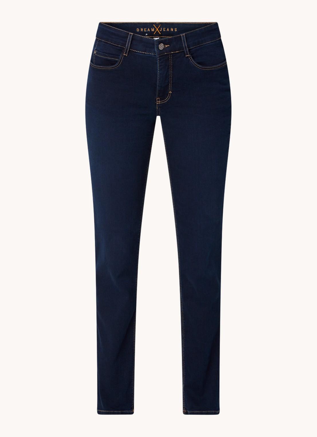 MAC Jeans Dream mid waist slim fit jeans met stretch  - voorkant jeans