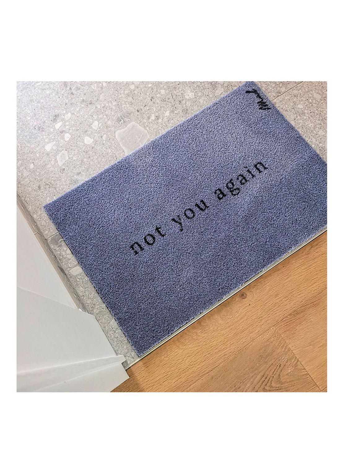 Mad About Mats Alex deurmat 50 x 75 cm - voorkant 2 blauw