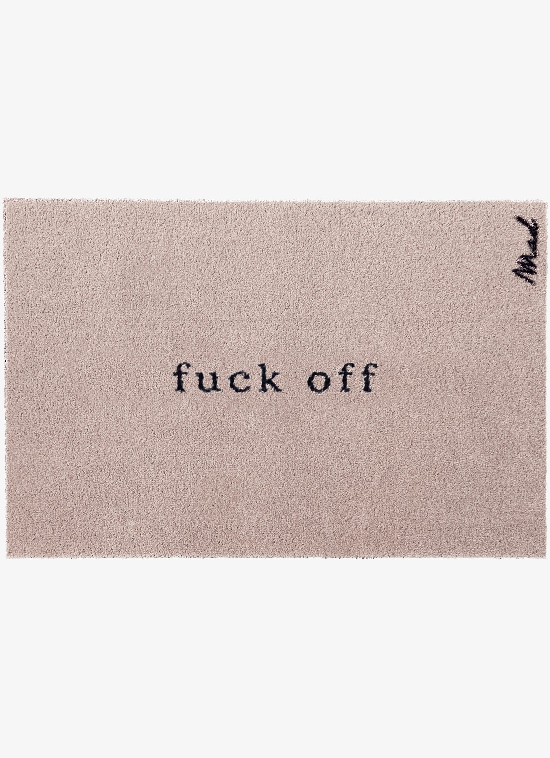 Mad About Mats Alicia universele mat 50 x 75 cm - voorkant beige