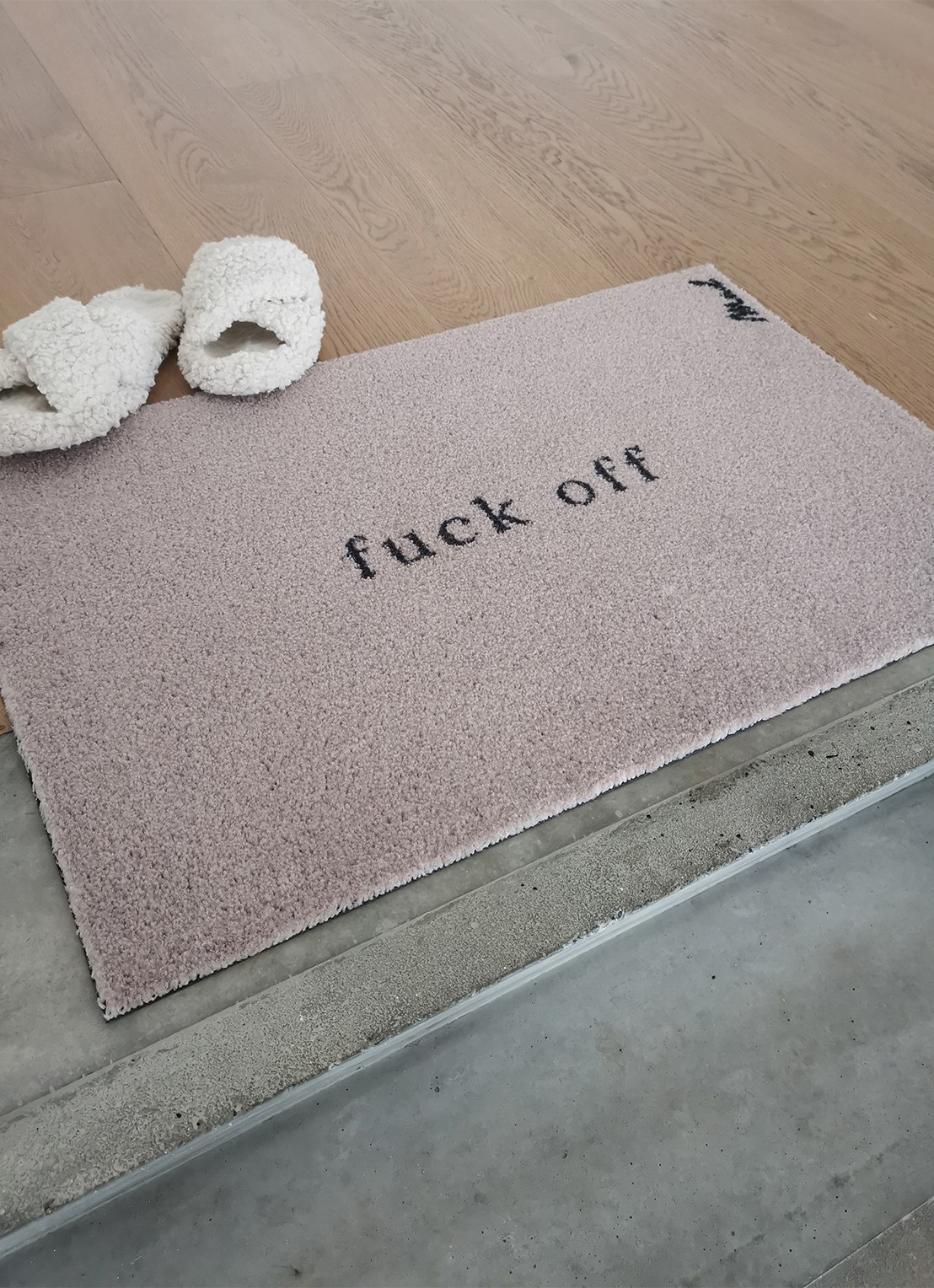 Mad About Mats Alicia universele mat 50 x 75 cm - voorkant 2 beige