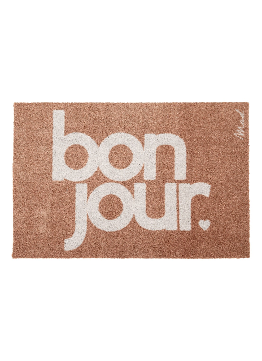 Mad About Mats Bowie universele mat 50 x 75 cm - voorkant roestbruin