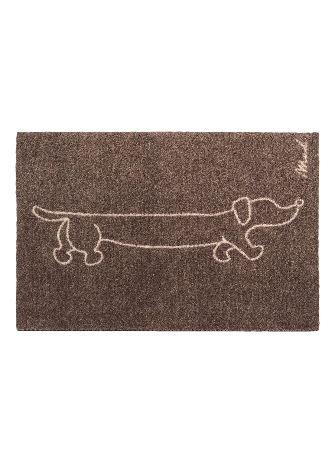 Mad About Mats Candy deurmat 50 x 75 cm - voorkant bruin