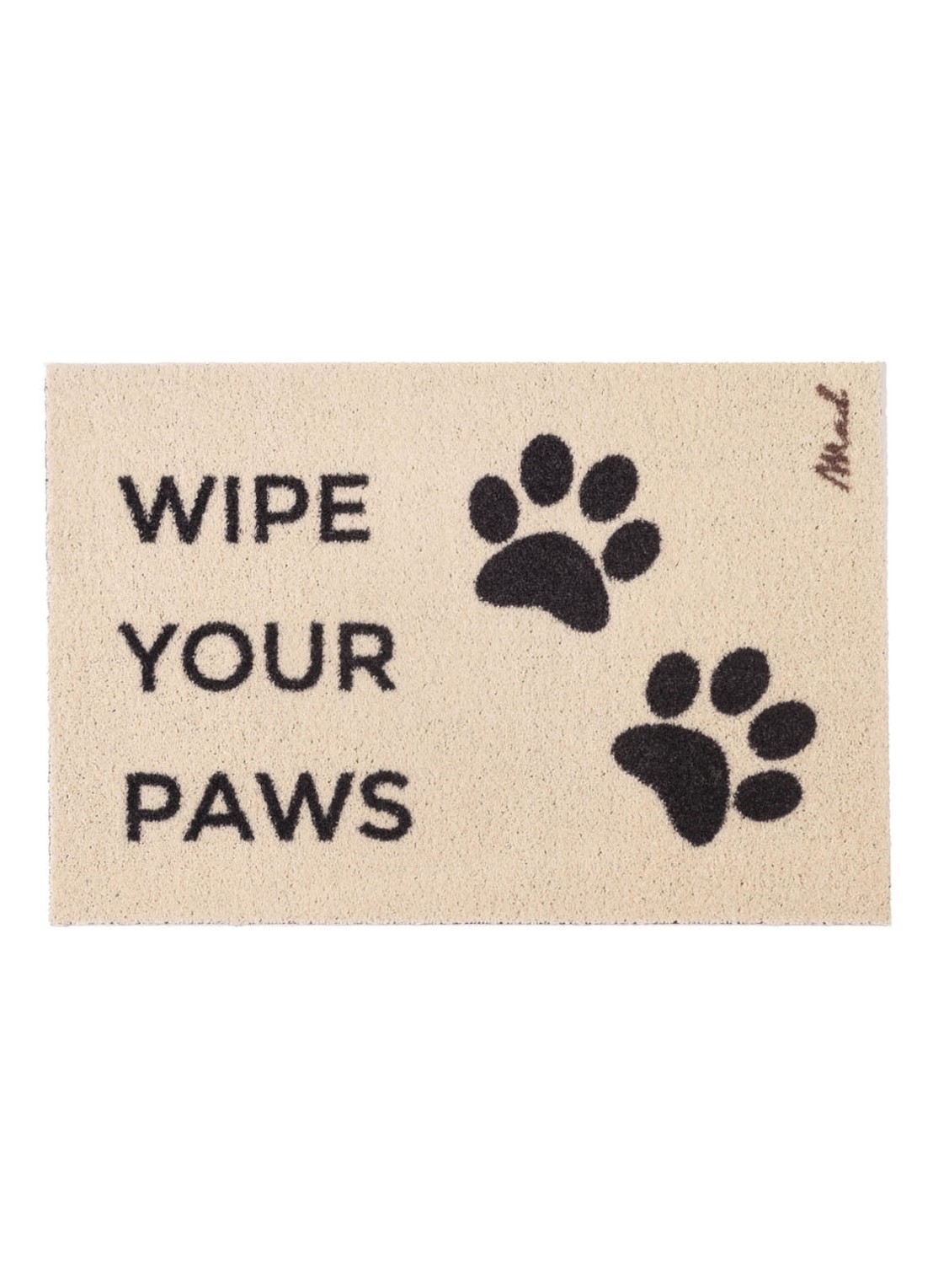 Mad About Mats Cas deurmat 50 x 75 cm - voorkant wit
