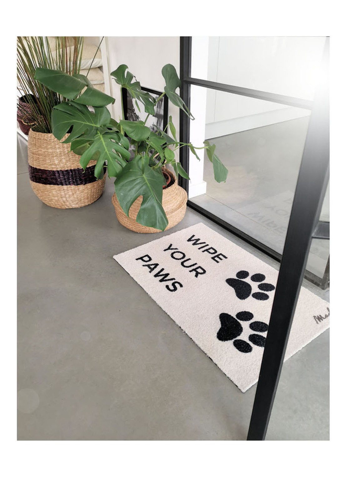 Mad About Mats Cas deurmat 50 x 75 cm - voorkant 2 wit