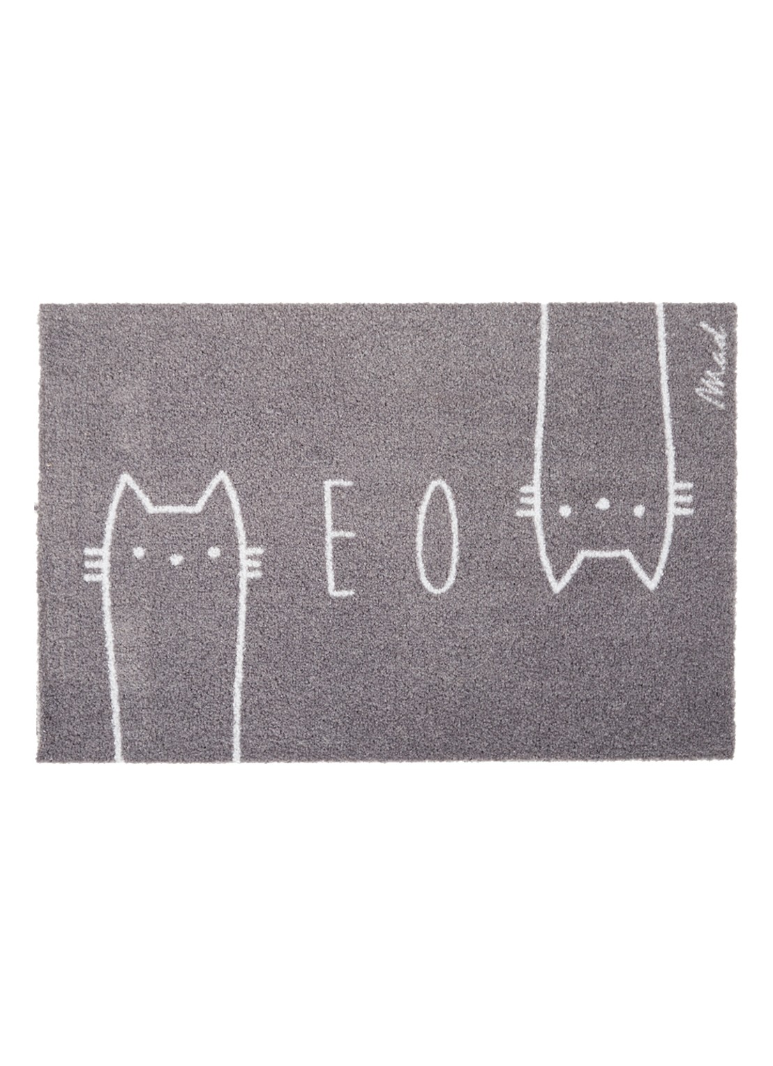 Mad About Mats Catty universele mat 50 x 75 cm - voorkant 2 grijs