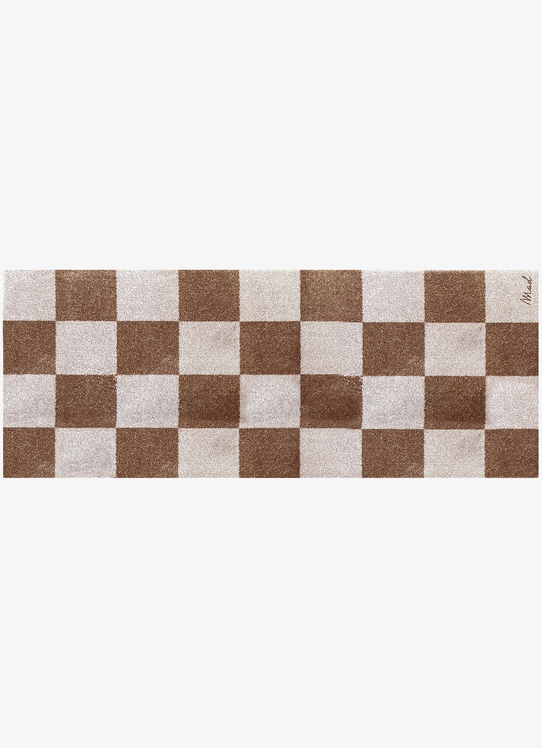 Mad About Mats Damian universele mat 67 x 170 cm - voorkant bruin