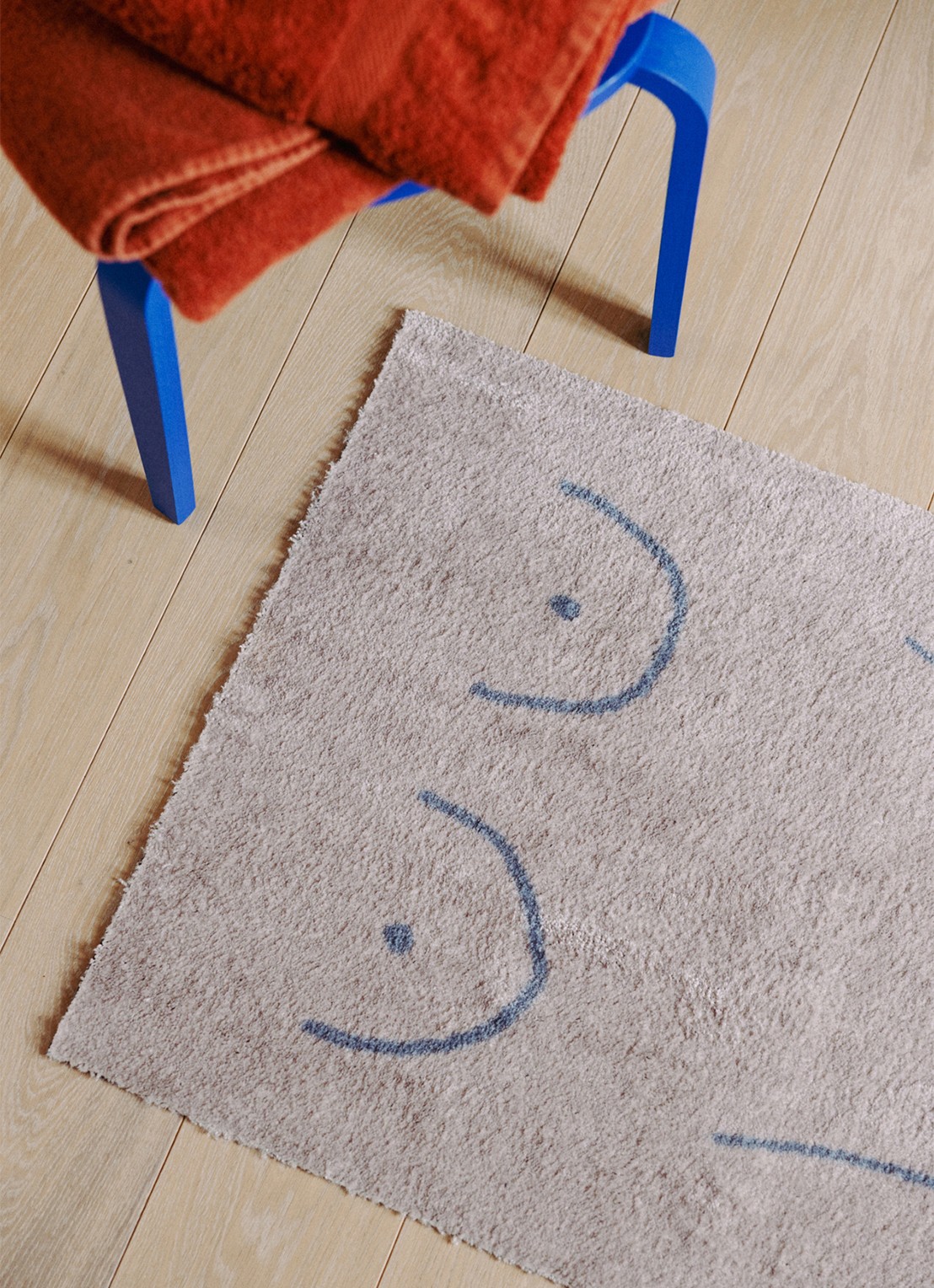 Mad About Mats Donna universele mat 67 x 110 cm - detail beige