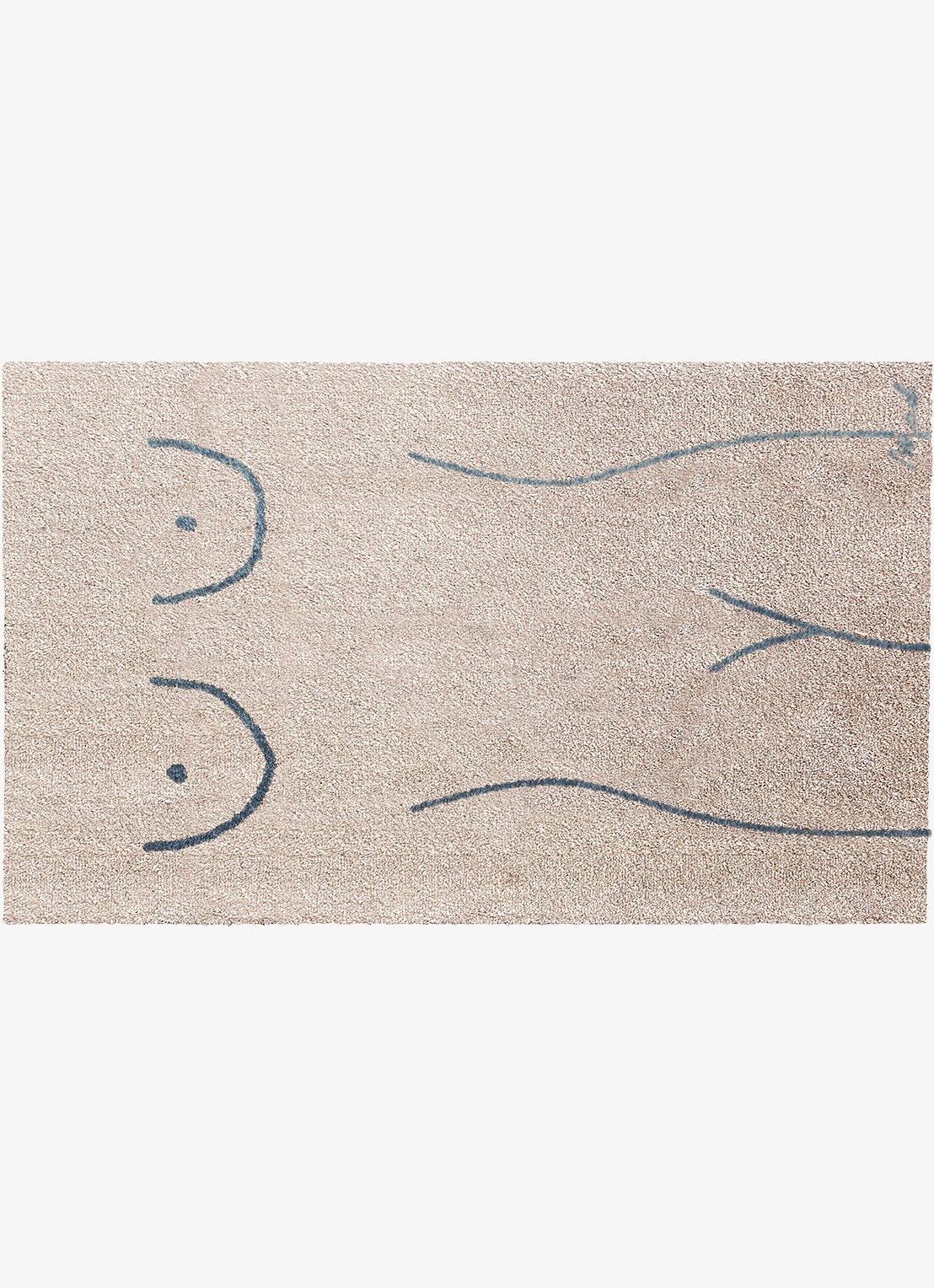 Mad About Mats Donna universele mat 67 x 110 cm - voorkant 2 beige