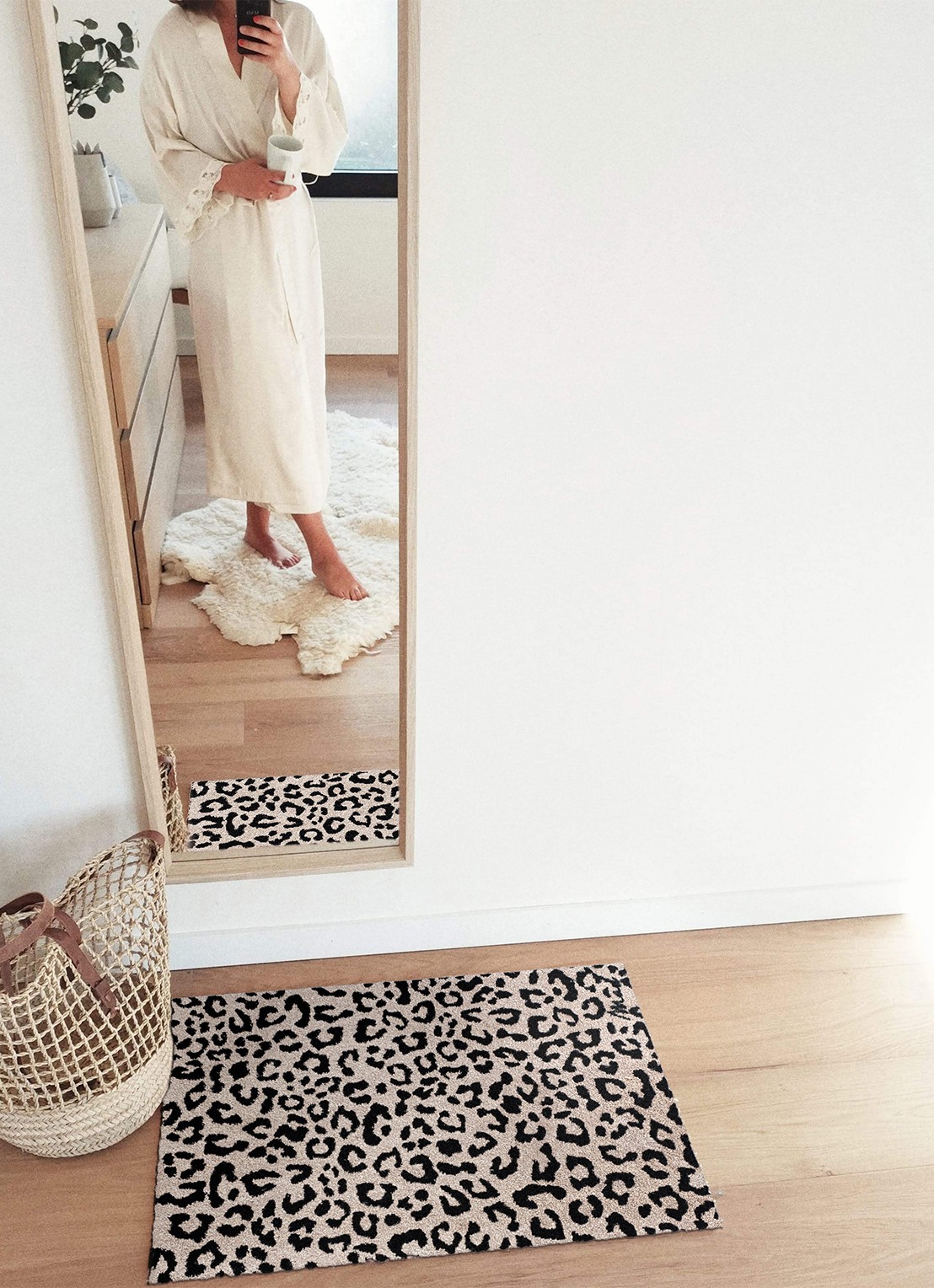 Mad About Mats Oliver universele mat 50 x 75 cm - detail beige