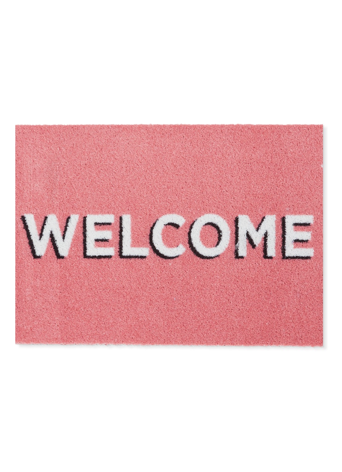 Mad About Mats Peri deurmat 50 x 75 cm - voorkant roze