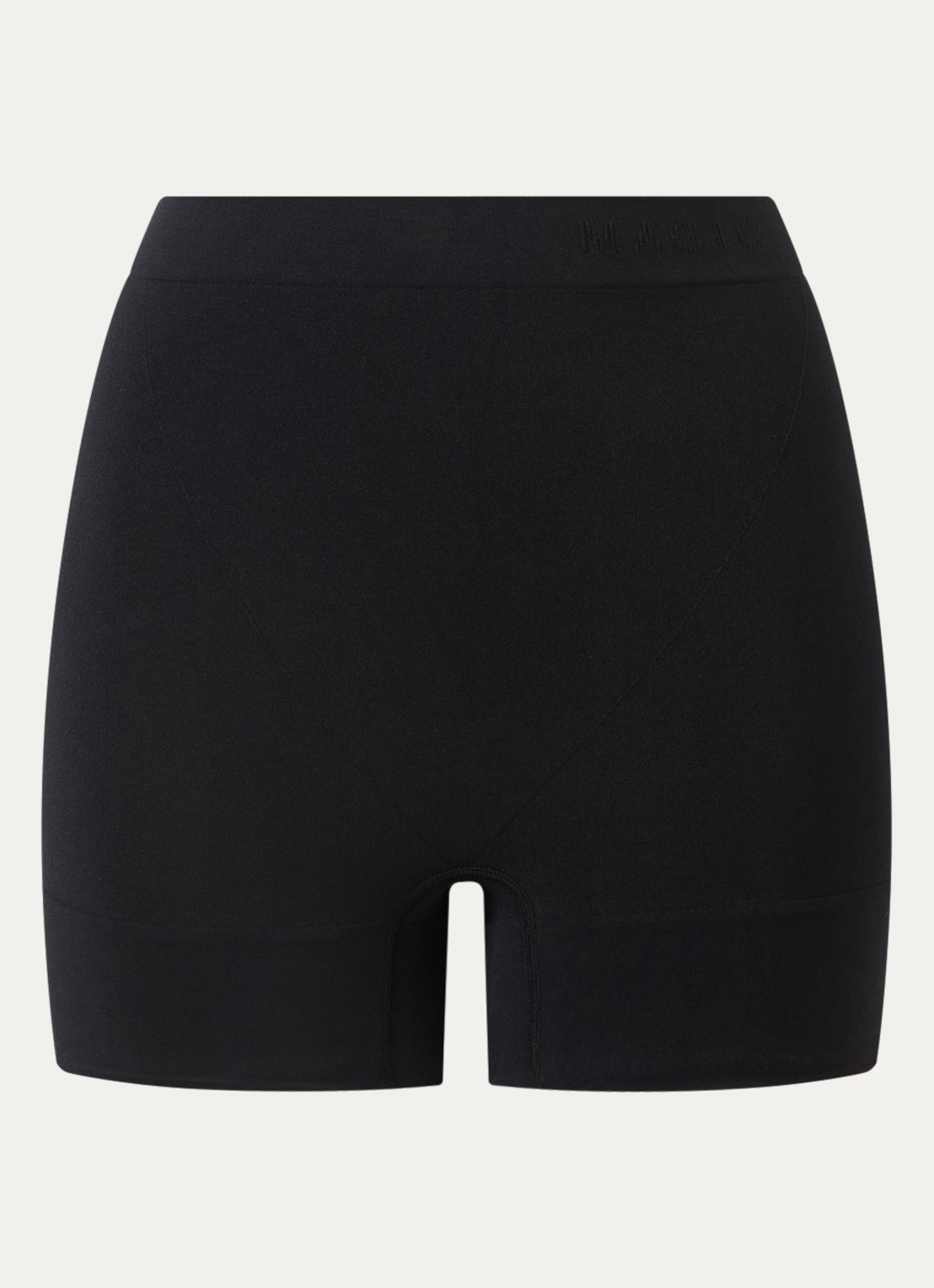 MAGIC Bodyfashion Booty Booster corrigerende short met uitneembare vulling - voorkant 4 zwart