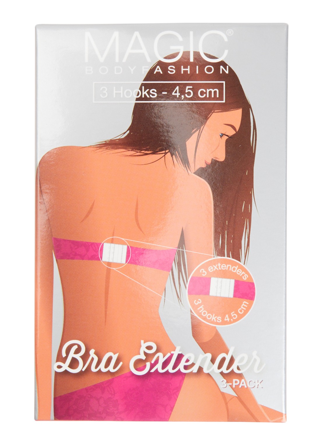MAGIC Bodyfashion Bra Extender  - voorkant 2 beige