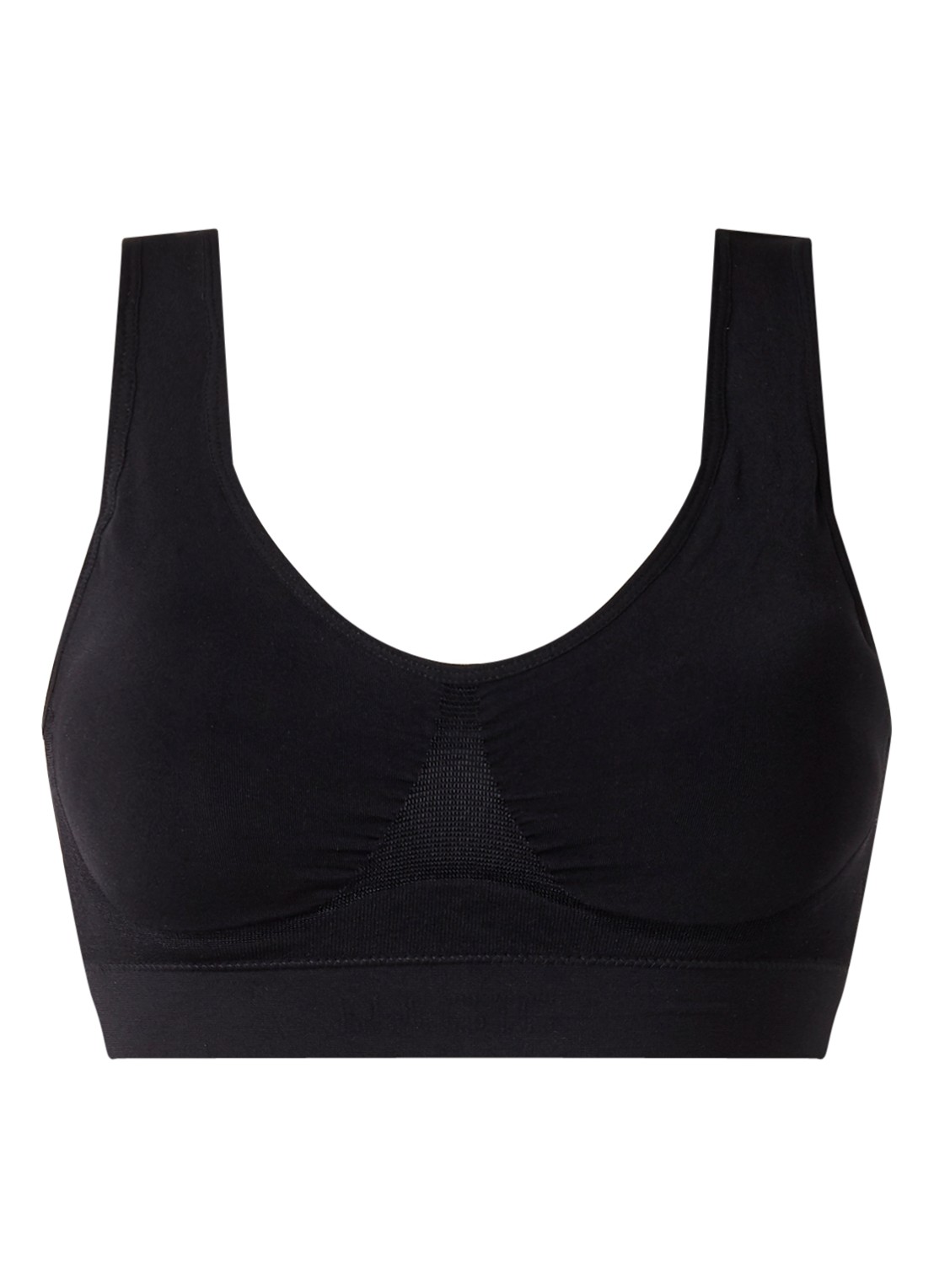 MAGIC Bodyfashion Comfort Bra naadloze voorgevormde bralette - voorkant 3 zwart