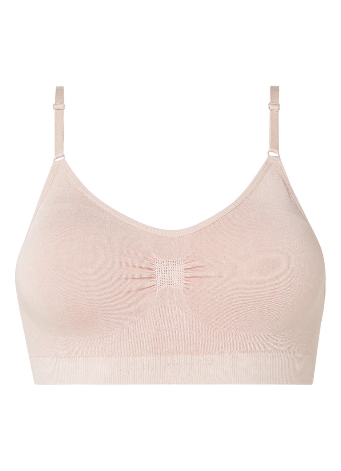 MAGIC Bodyfashion Comfort bralette met spaghetti bandjes - voorkant 3 oudroze