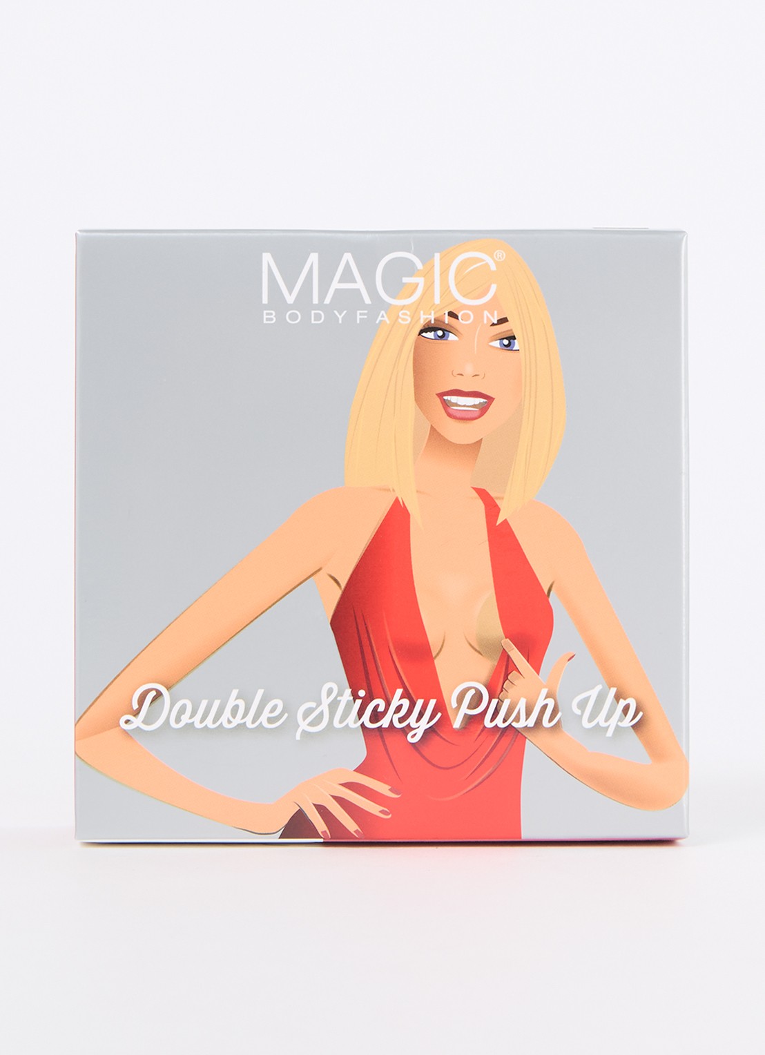 MAGIC Bodyfashion Double Sticky Push-Up boobtape - voorkant beige