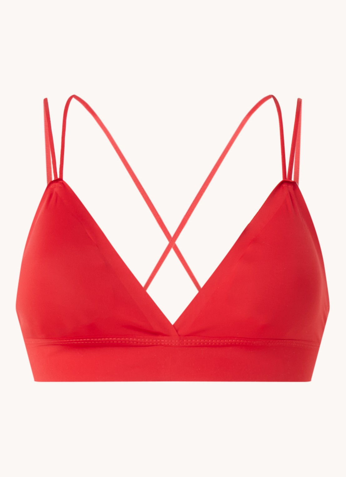 MAGIC Bodyfashion Dream voorgevormde bralette  - voorkant 2 steenrood