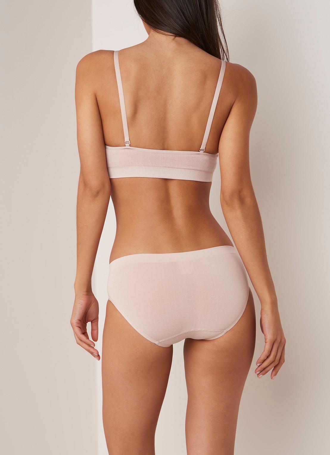 MAGIC Bodyfashion Slip van bamboe in 2-pack - achterkant 3 oudroze