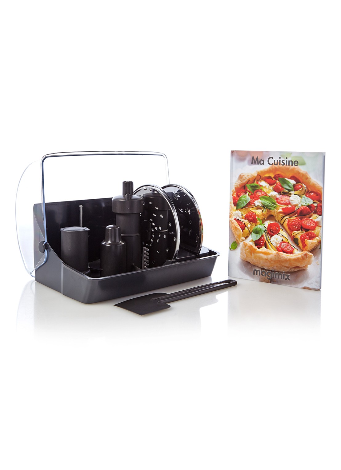 Magimix 4200 XL Chroom keukenmachine 3 liter - detail 2 zilver