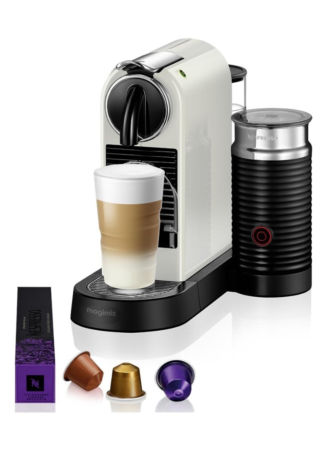 Magimix CitiZ & Milk Nespresso machine M195CN - voorkant 5 wit