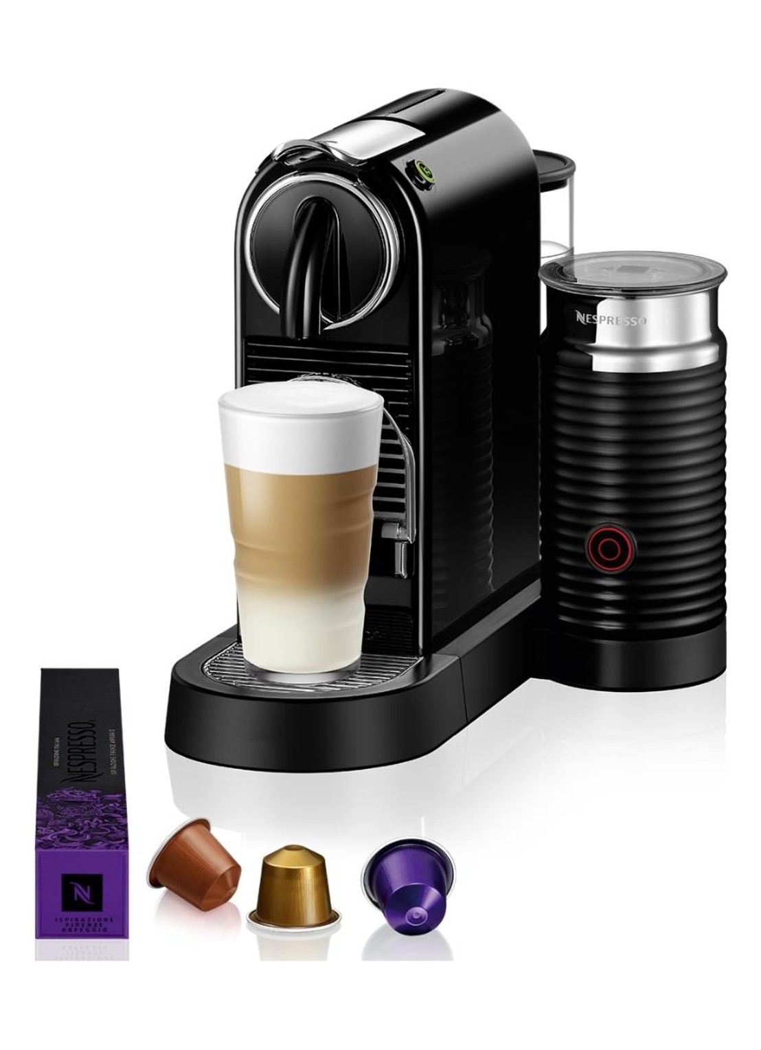 Magimix CitiZ & Milk Nespresso machine M196CN - voorkant 7 zwart
