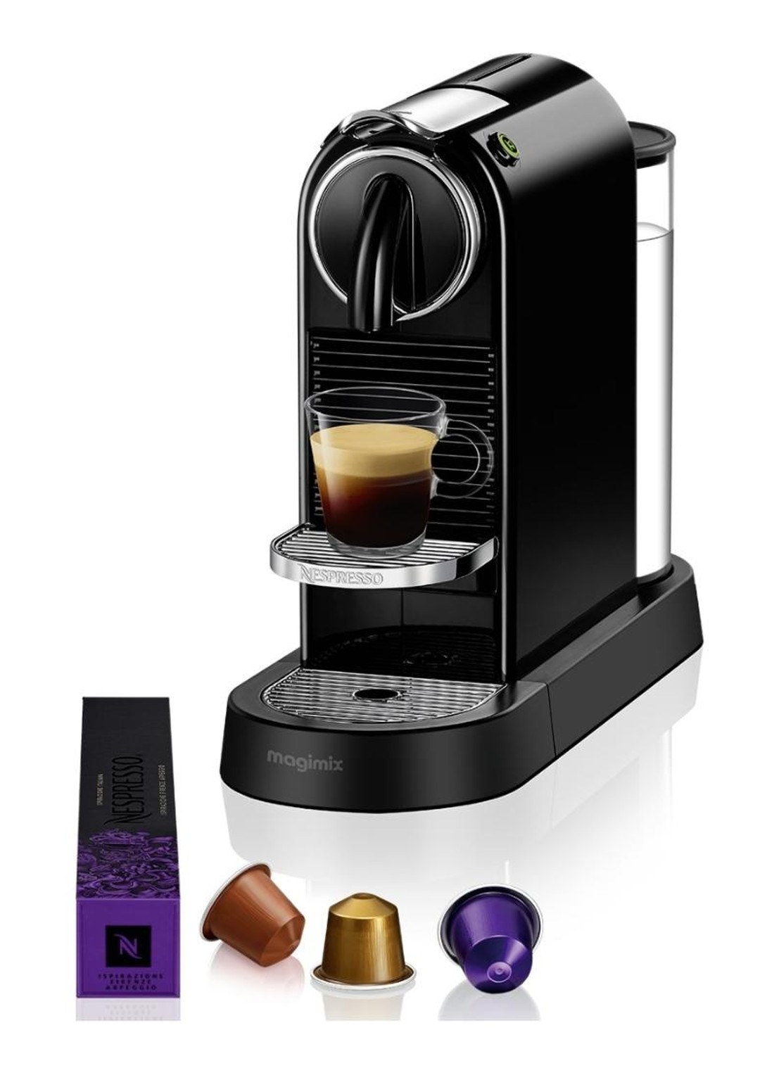Magimix Citiz Nespresso machine M195CN - voorkant 7 zwart