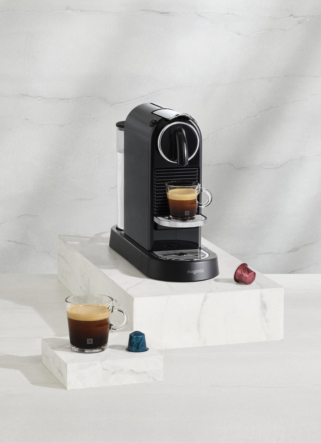 Magimix Citiz Nespresso machine M195CN - voorkant 8 zwart