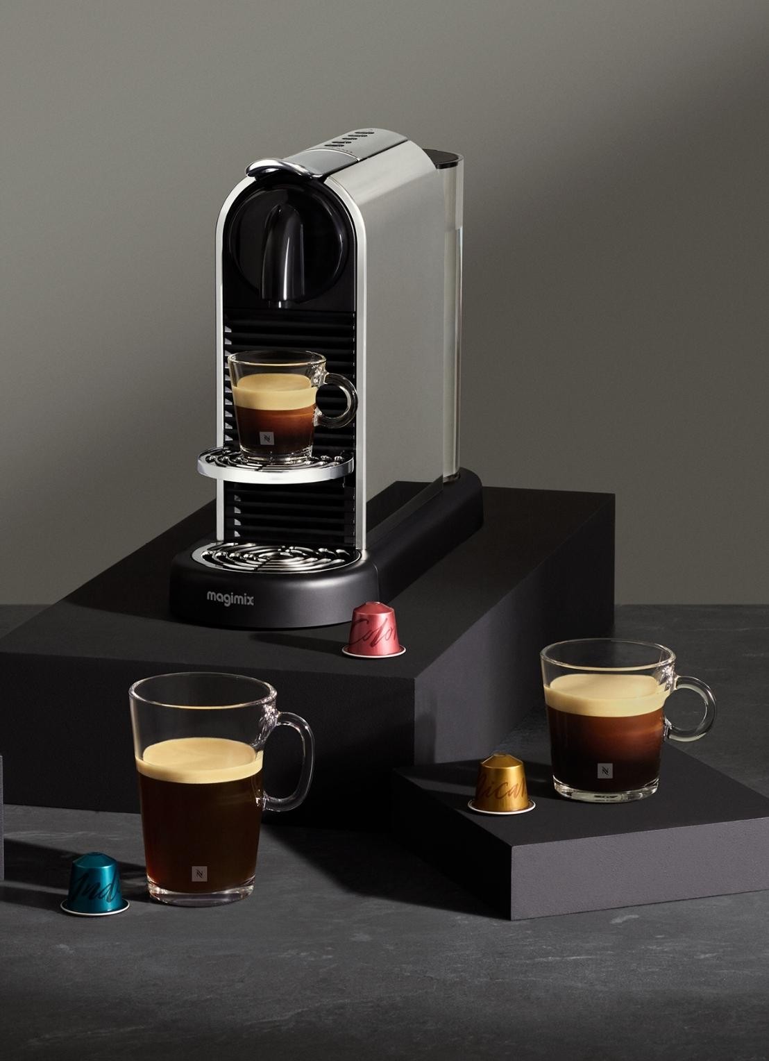 Magimix CitiZ Platinum Nespresso machine 11714 - voorkant 5 zilver