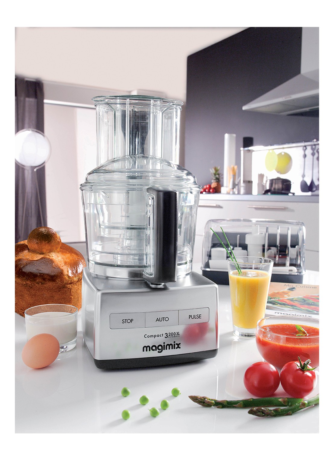 Magimix Compact 3200 XL keukenmachine - detail 2 grijs