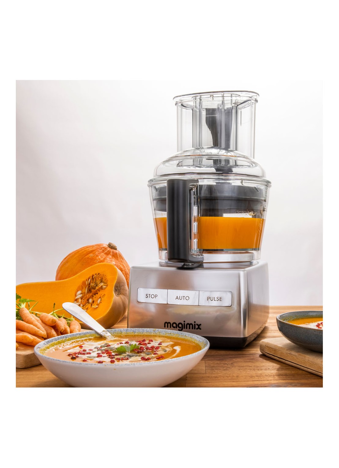 Magimix Compact 3200 XL keukenmachine - voorkant 2 chroom