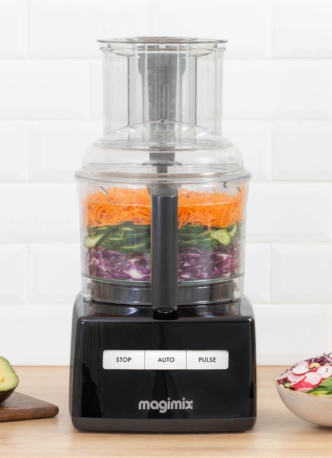 Magimix Compact 3200 XL keukenmachine - voorkant 2 zwart
