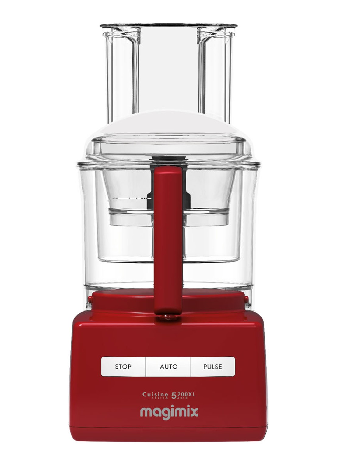 Magimix CS 5200 XL Premium Red keukenmachine - voorkant rood