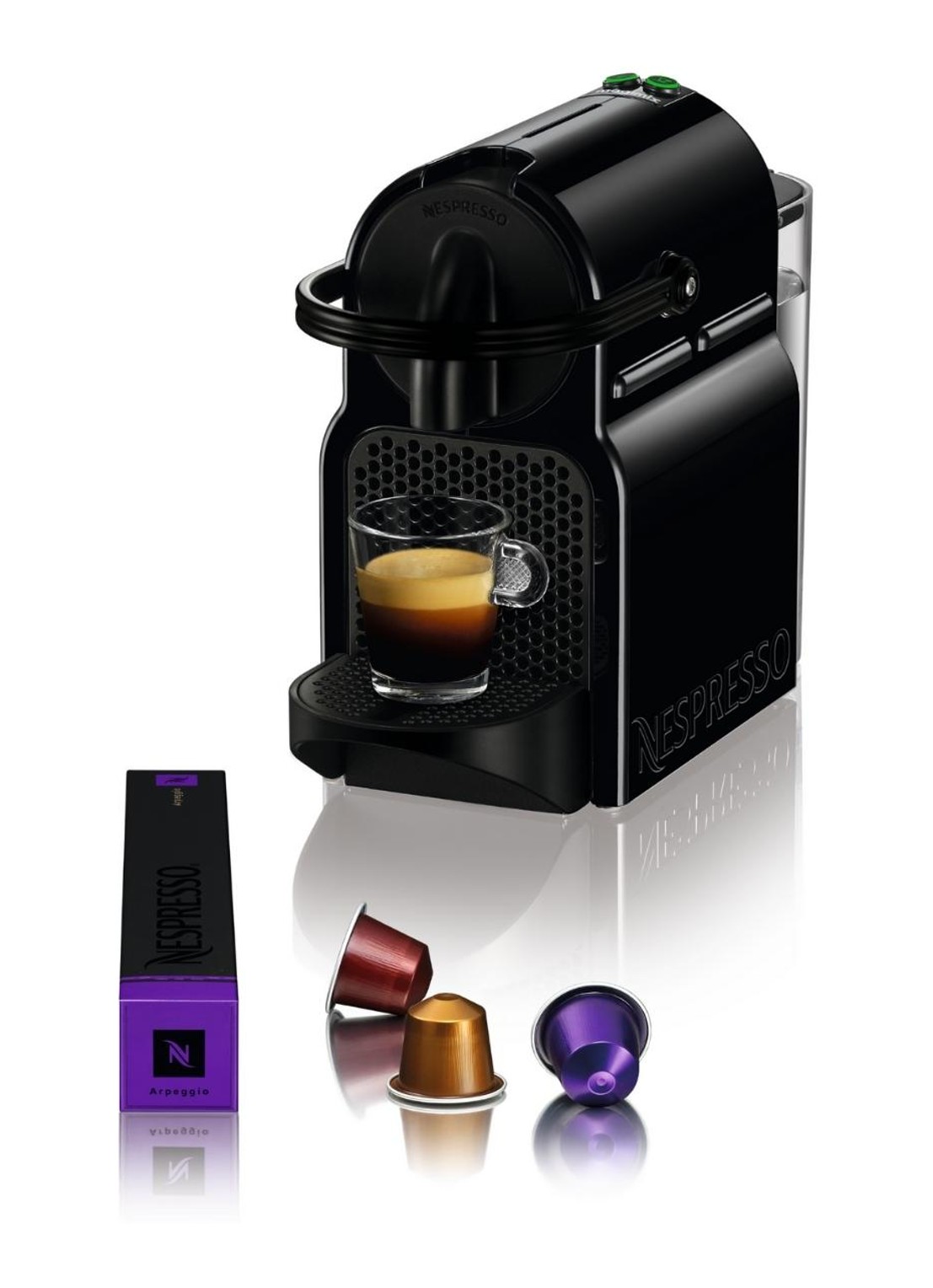 Magimix Inissia Nespresso machine M105 - voorkant 2 diepzwart