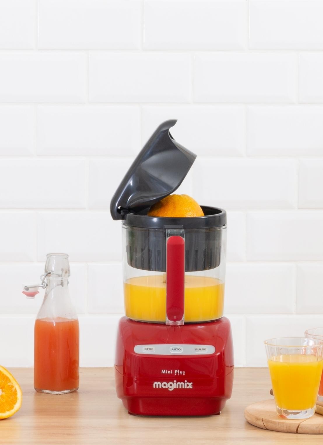 Magimix Mini Plus foodprocessor 1,7 liter - detail 4 steenrood