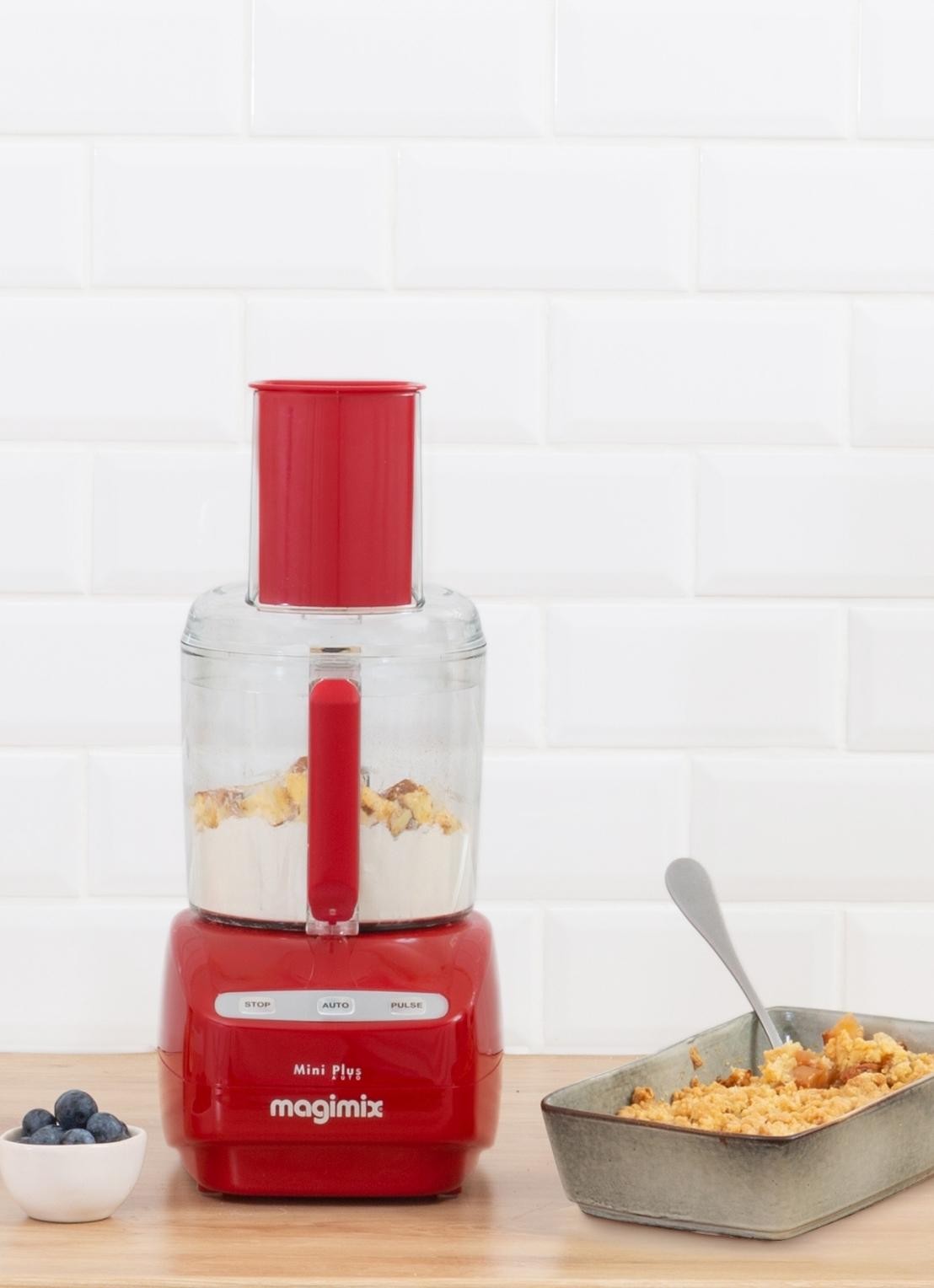 Magimix Mini Plus foodprocessor 1,7 liter - detail 5 steenrood
