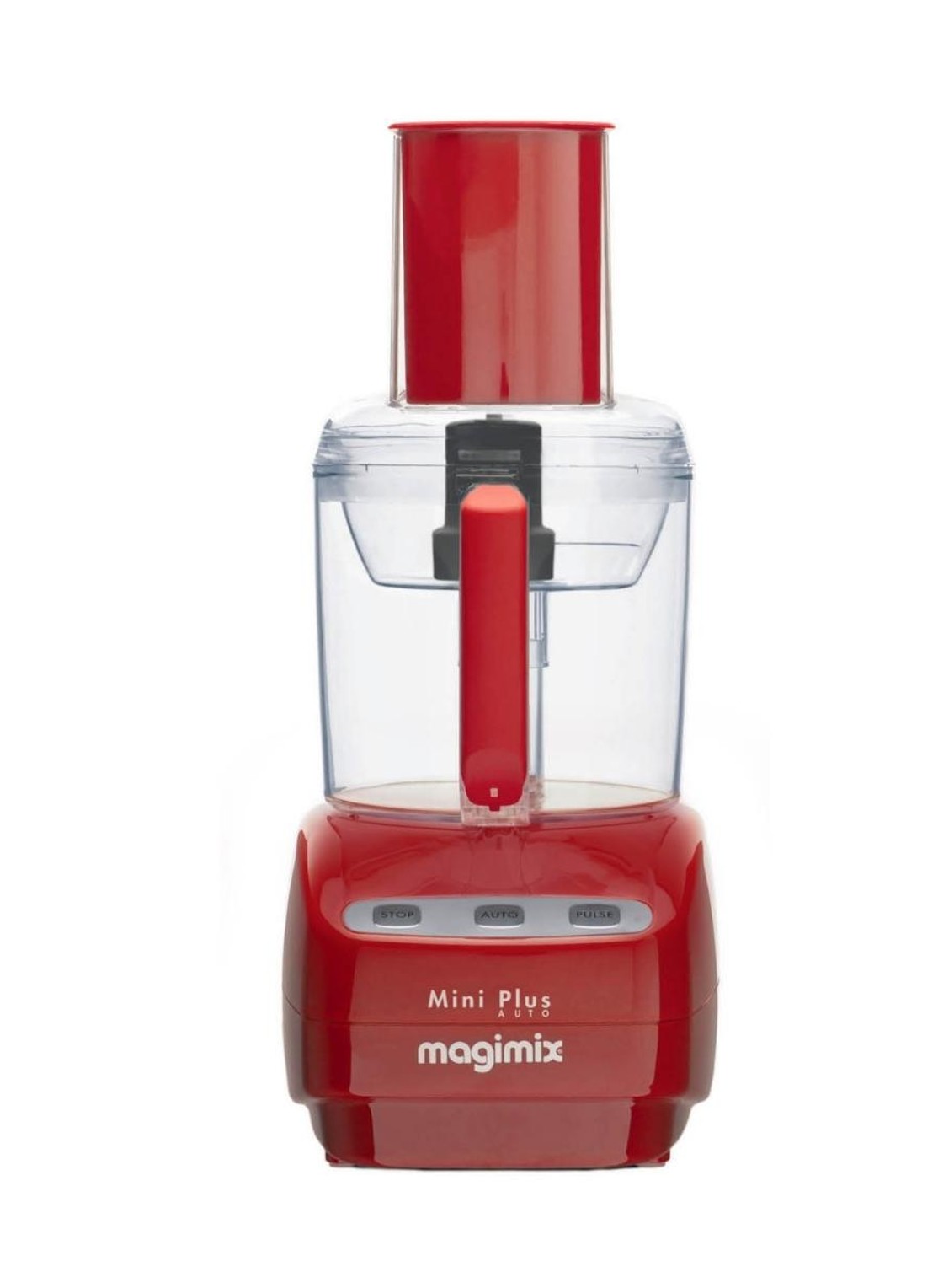 Magimix Mini Plus foodprocessor 1,7 liter - voorkant steenrood
