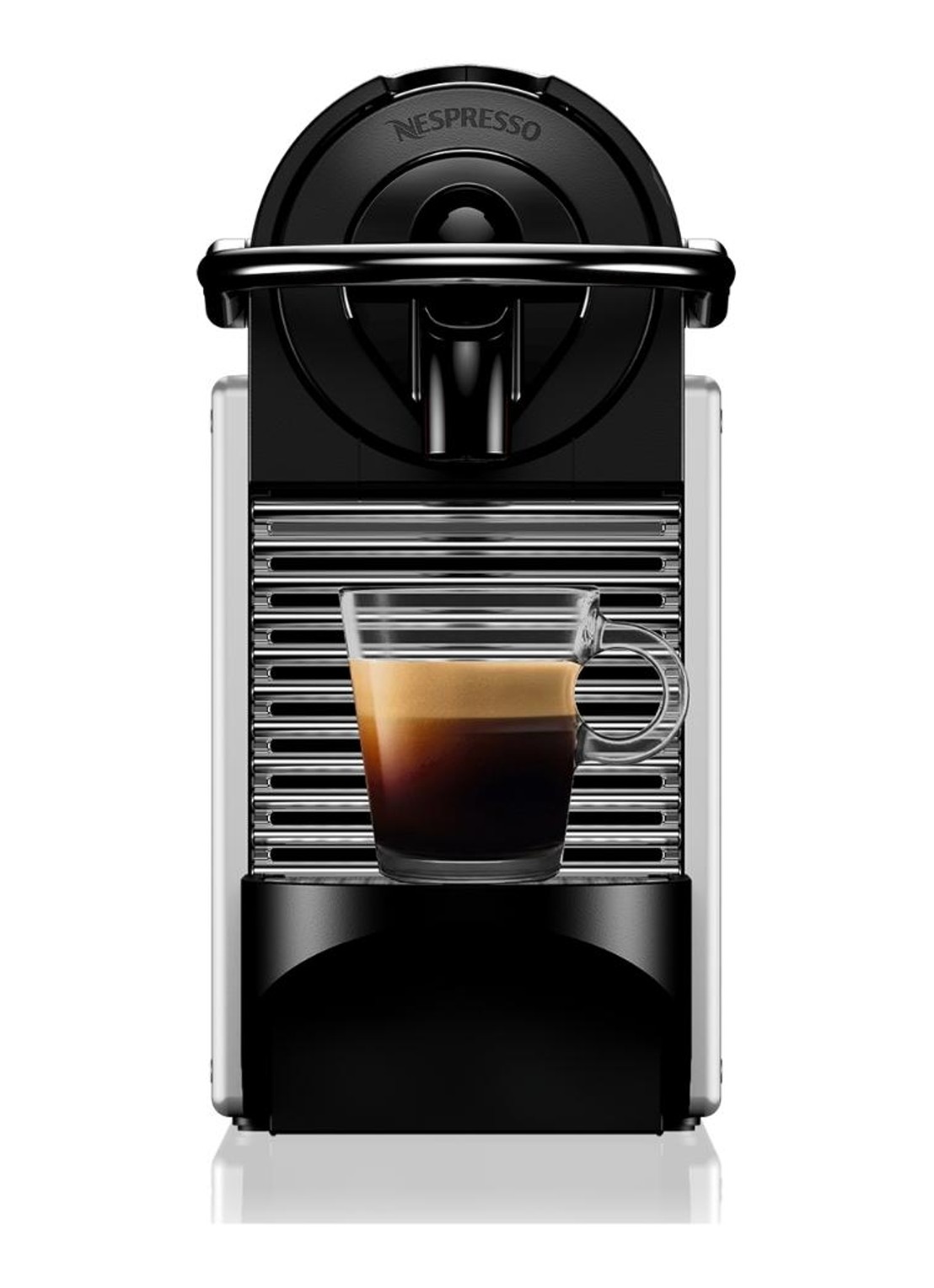 Magimix Pixie Nespresso machine M112 - voorkant 8 zilver