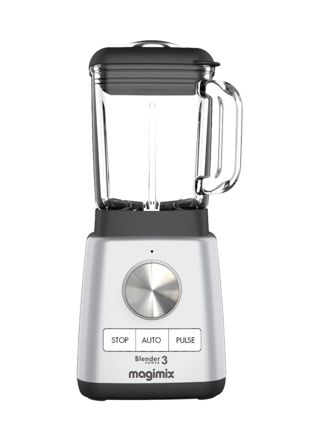 Magimix Power 3 blender 1,2 liter - voorkant 4 zilver