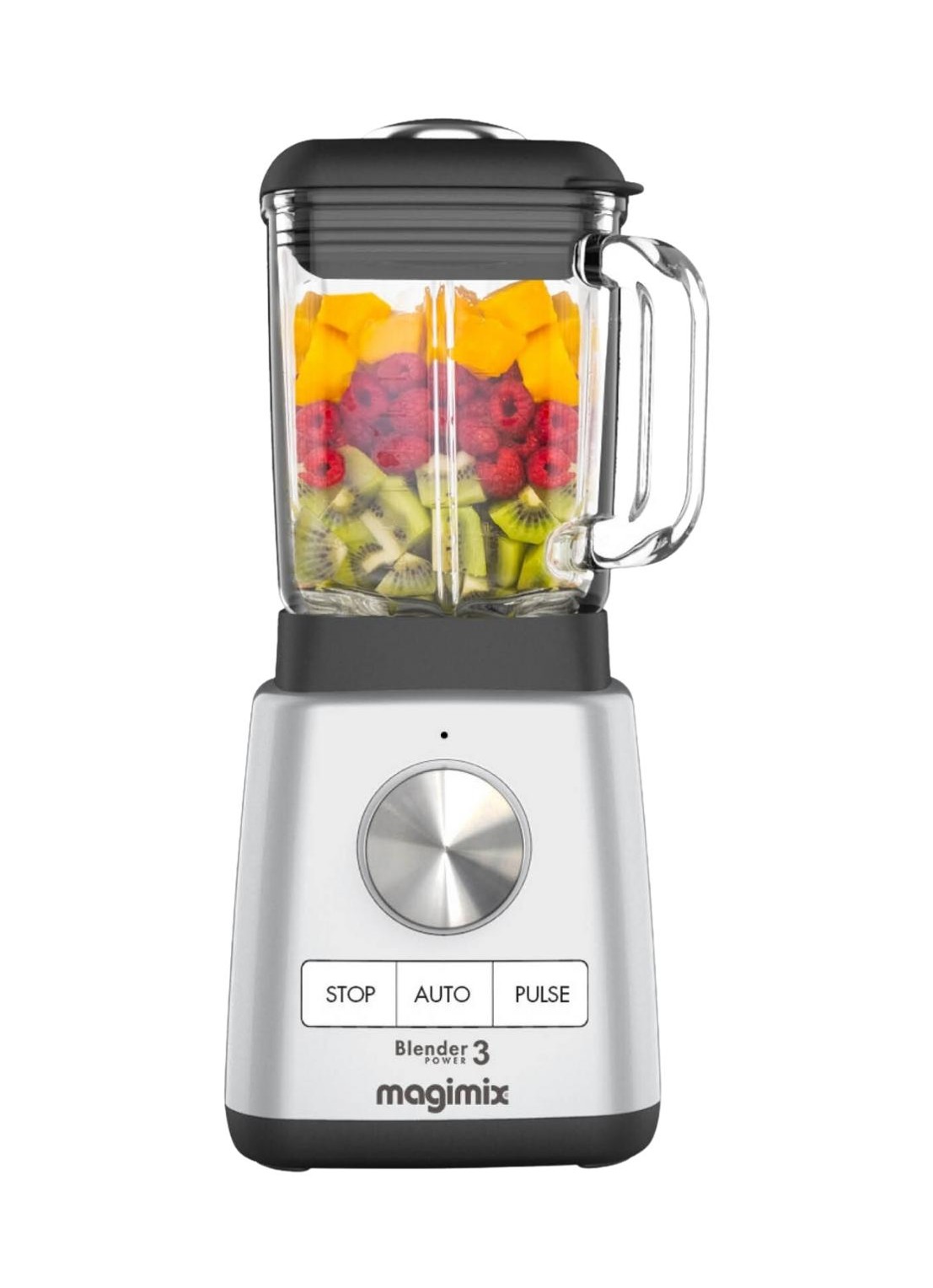 Magimix Power 3 blender 1,2 liter - voorkant 5 zilver