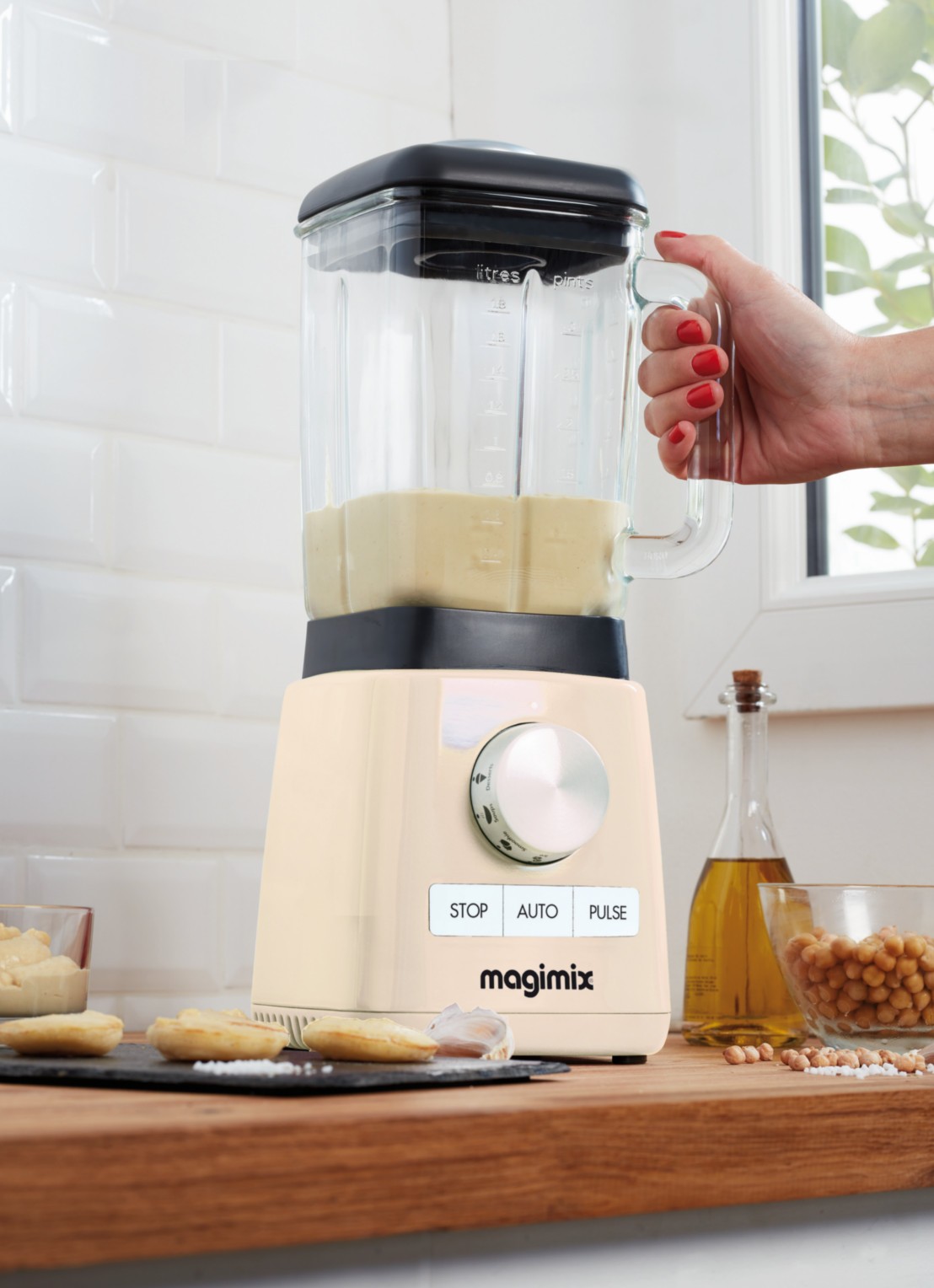Magimix Power blender 1,8 liter - detail 3 creme