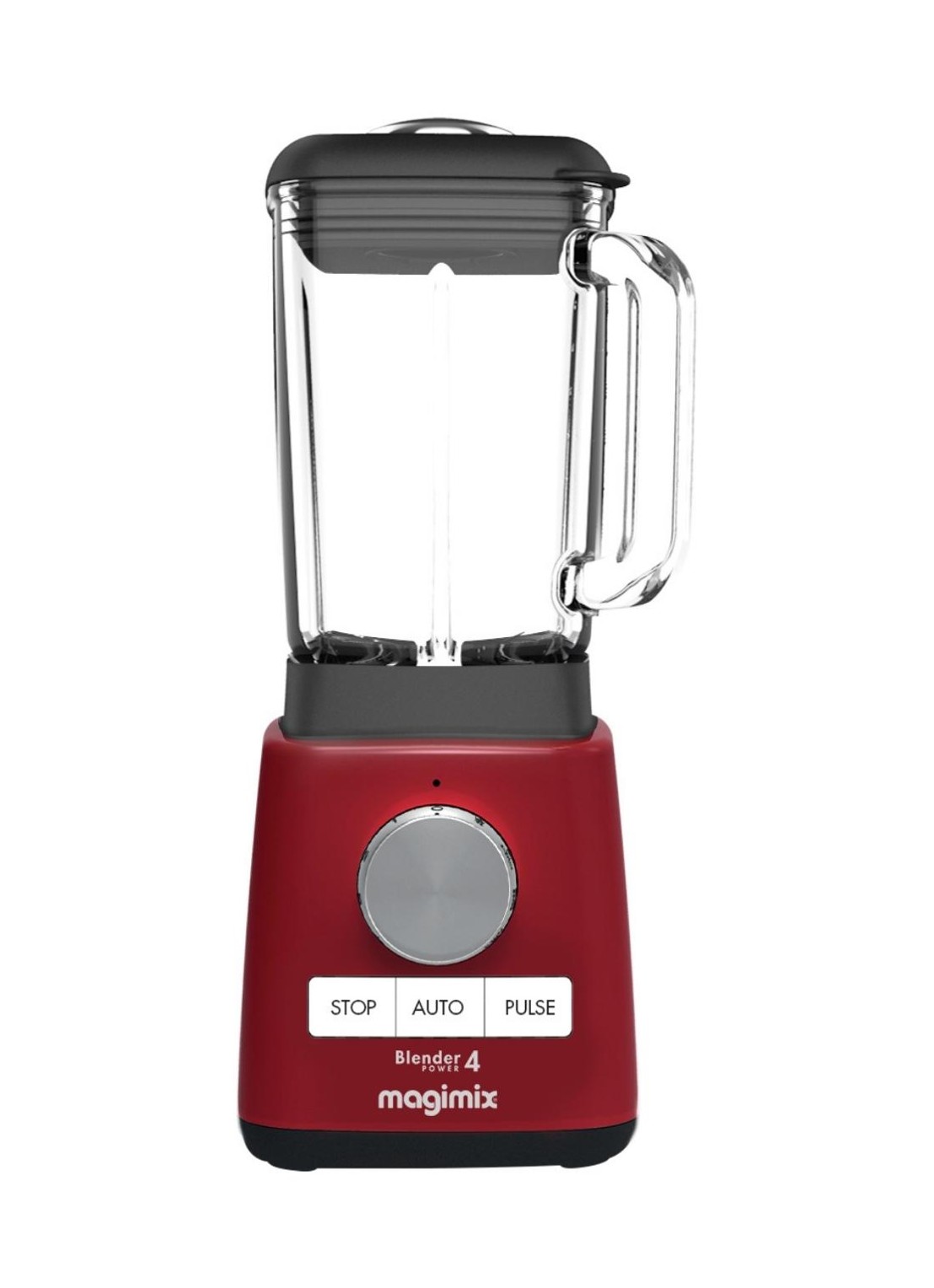 Magimix Power blender 1,8 liter - voorkant 6 steenrood