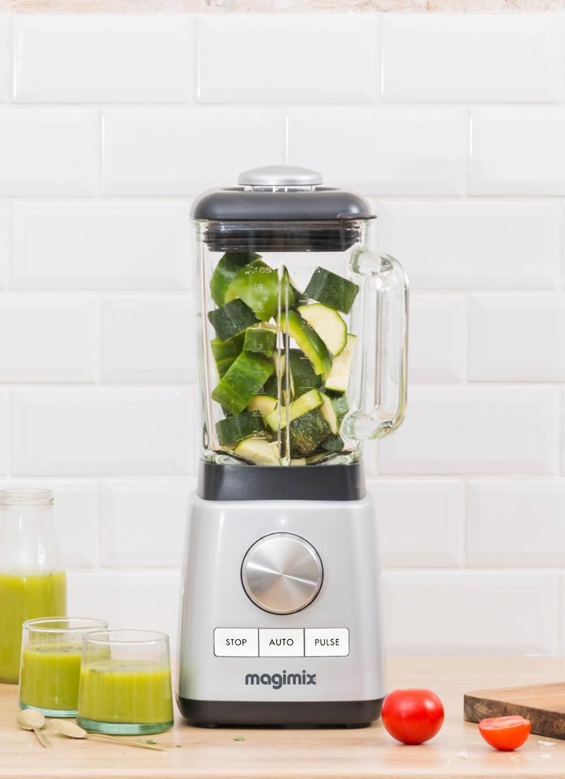 Magimix Power blender 1,8 liter - detail 5 zilver