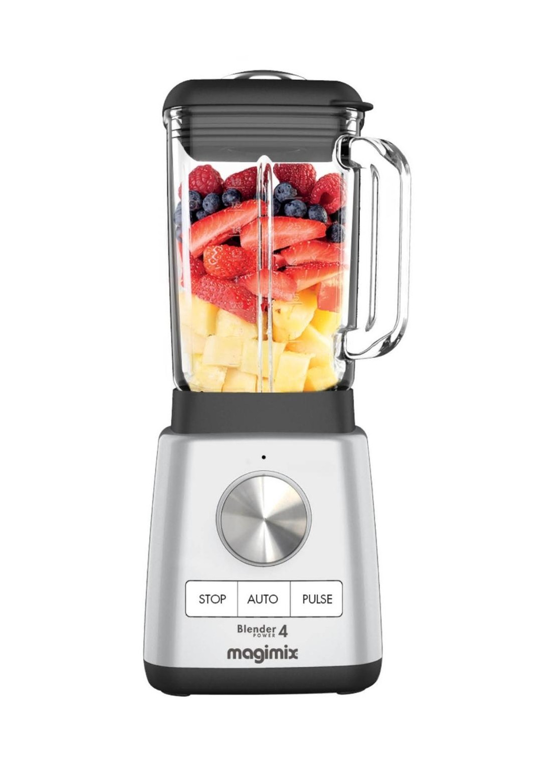 Magimix Power blender 1,8 liter - voorkant 2 zilver