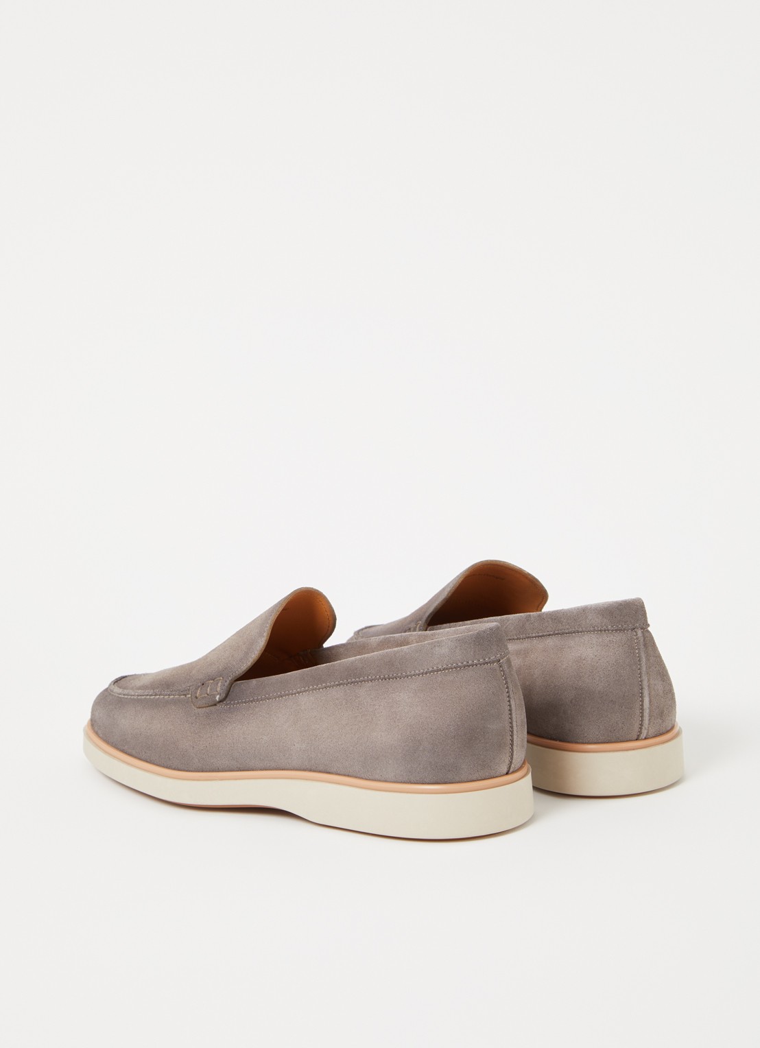 Magnanni Apolo loafer van kalfssuède - achterkant 3 grijs