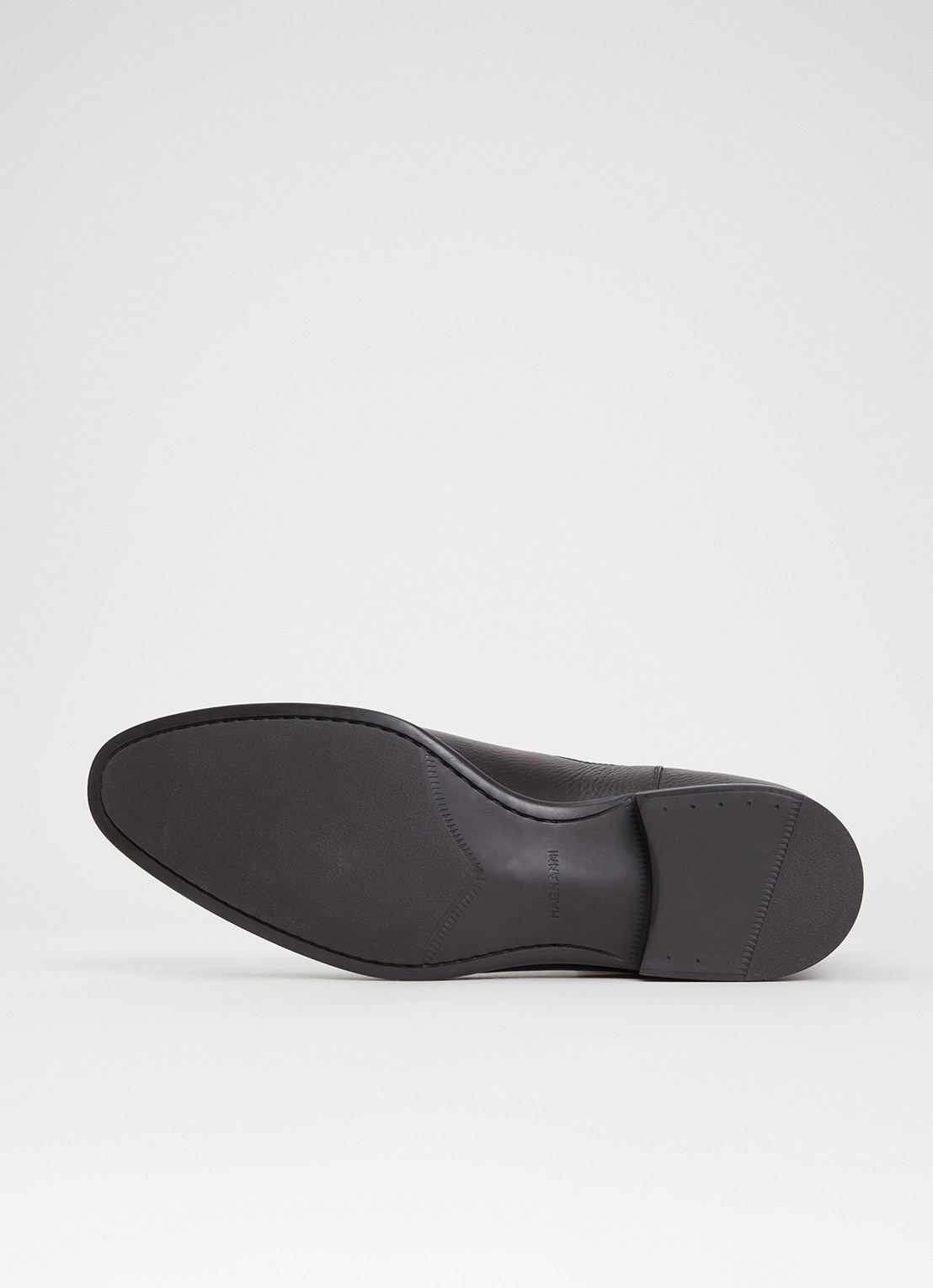 Magnanni Chelsea boot van leer - detail 2 kastanjebruin