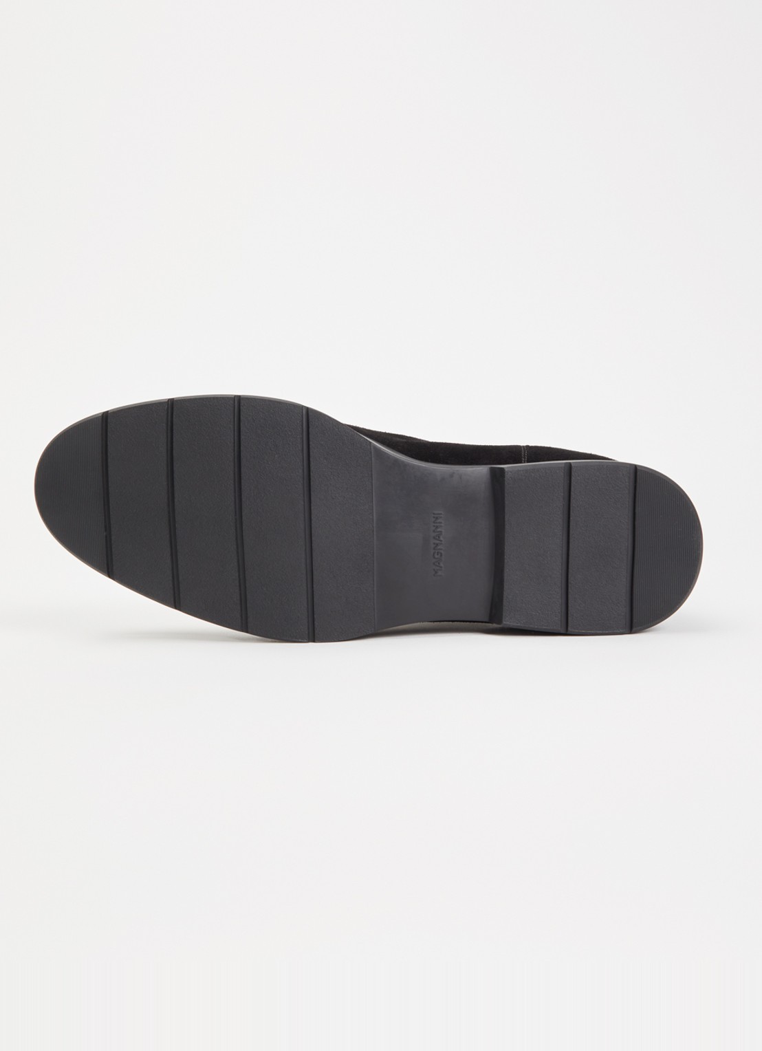 Magnanni Chelsea boot van suède - detail 2 zwart